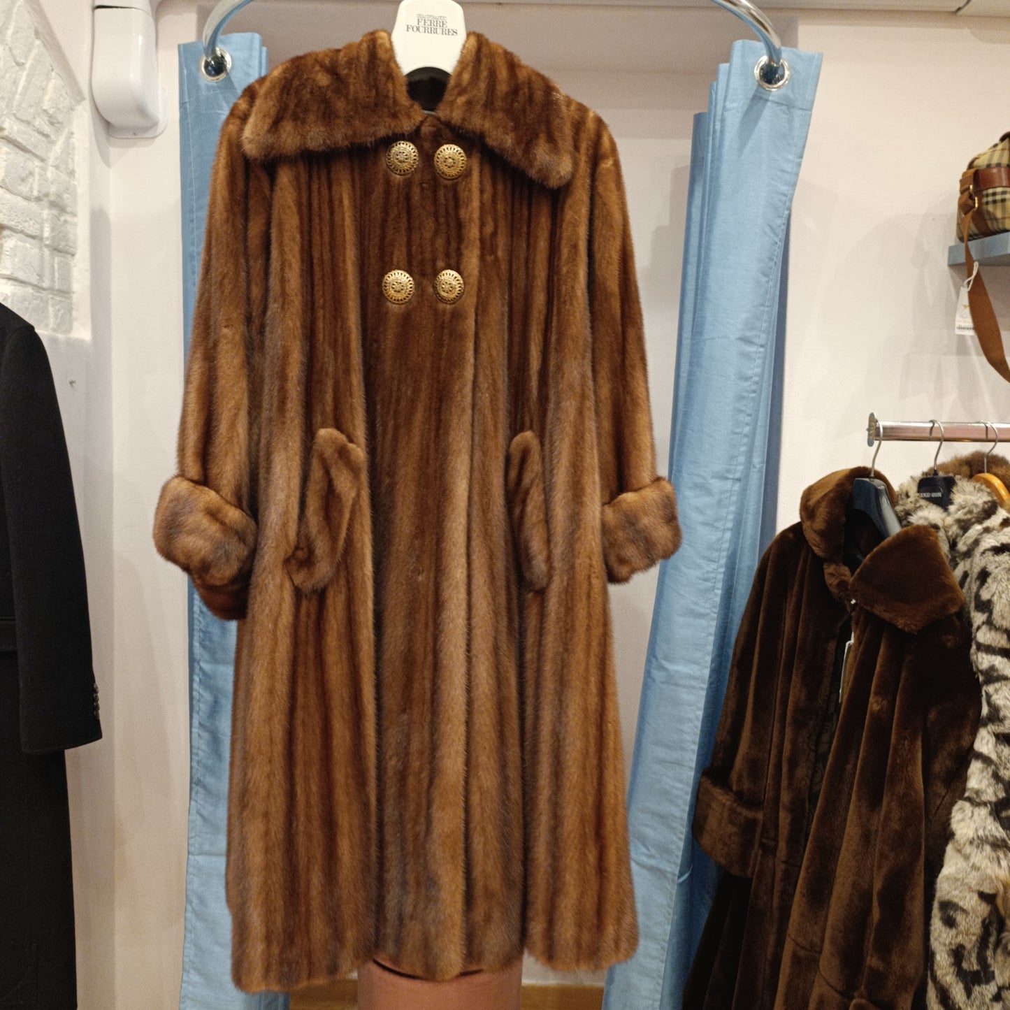 Pelliccia visone Gianfranco Ferrè tg M/L