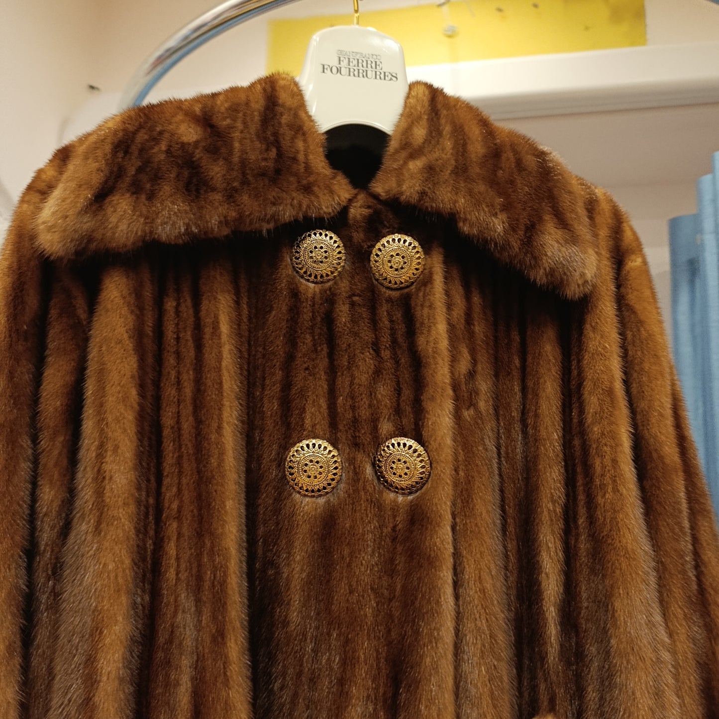 Pelliccia visone Gianfranco Ferrè tg M/L