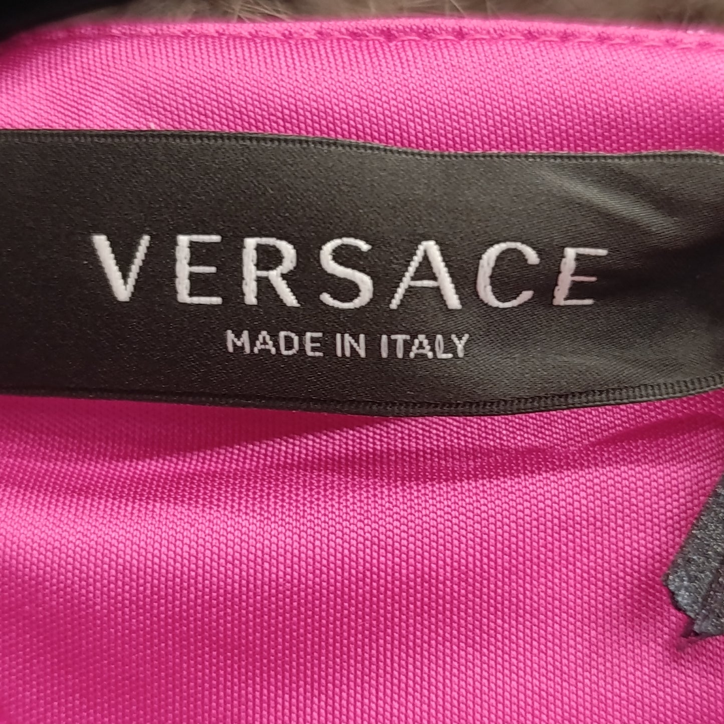 Mini abito fuxia Versace tg 42