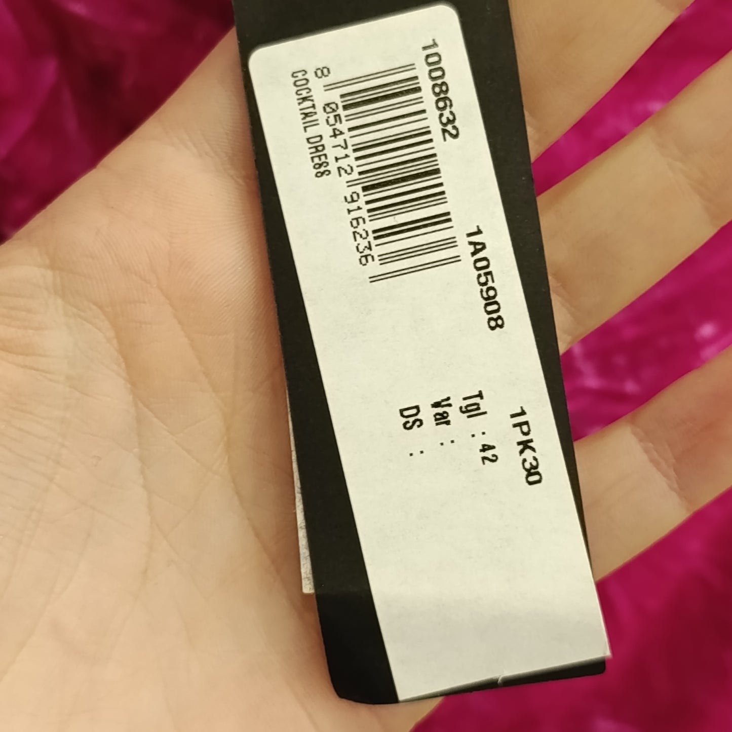 Mini abito fuxia Versace tg 42