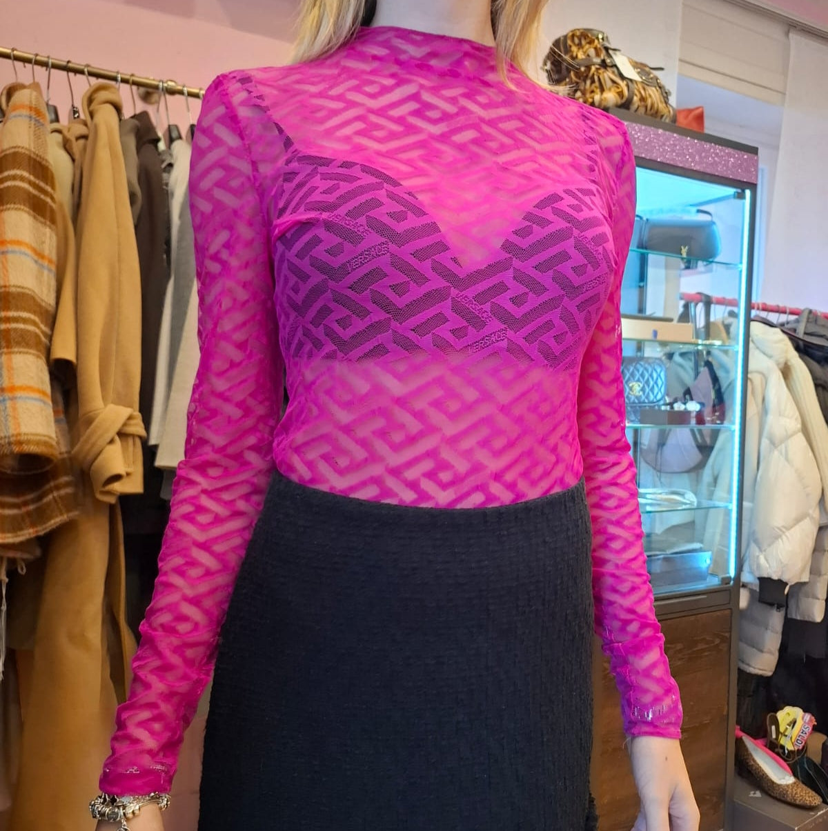 Body fuxia Versace tg 42