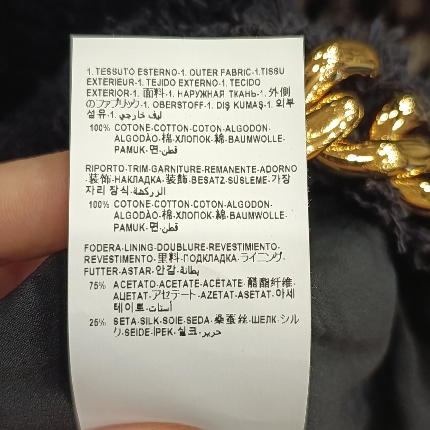 Gonna nera Versace tg 42