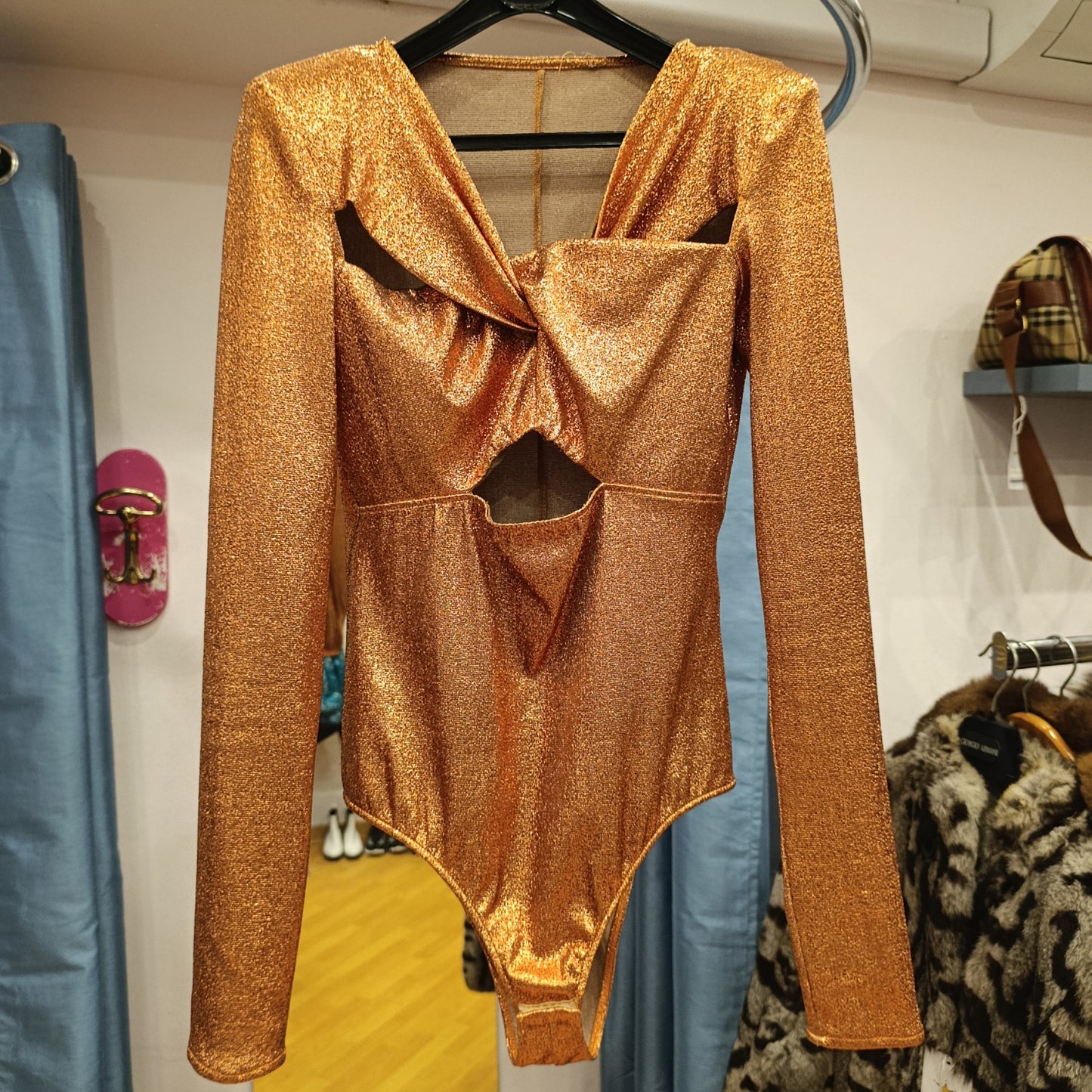 Body lurex arancione Simona Corsellini tg S/M