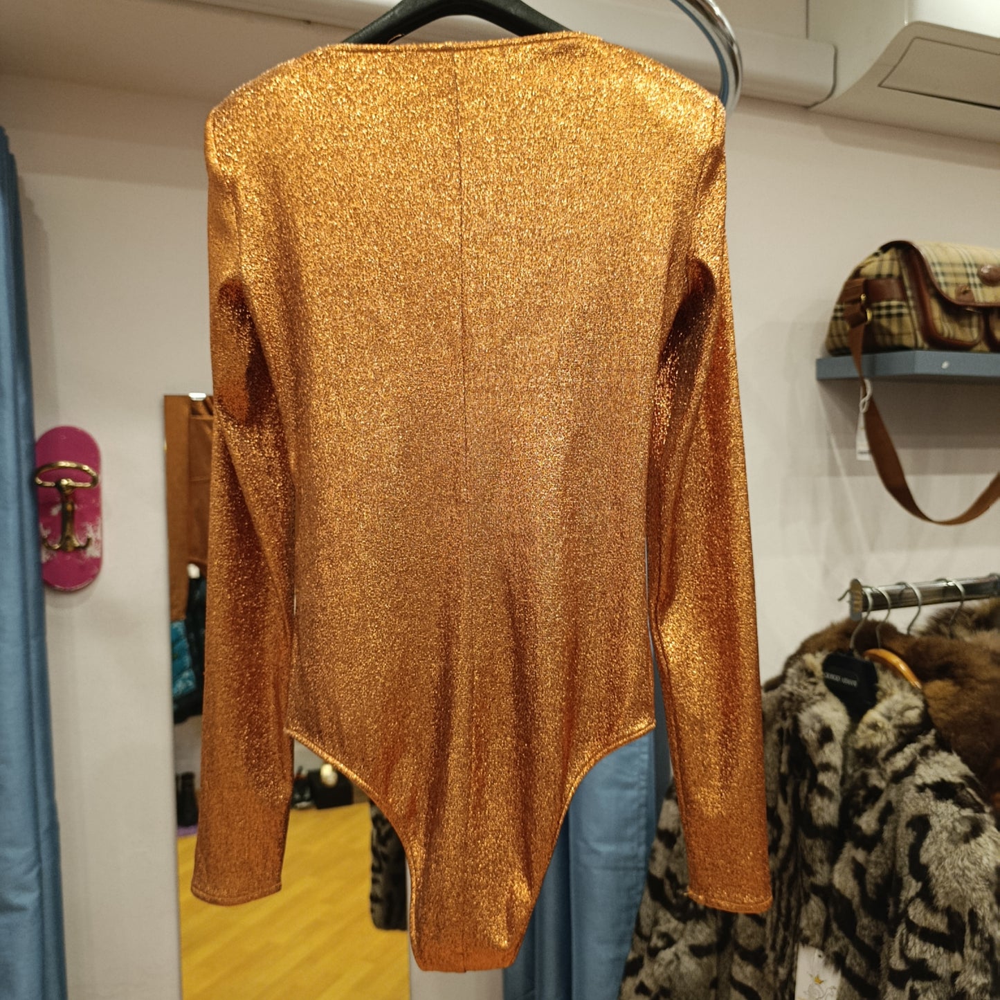 Body lurex arancione Simona Corsellini tg S/M