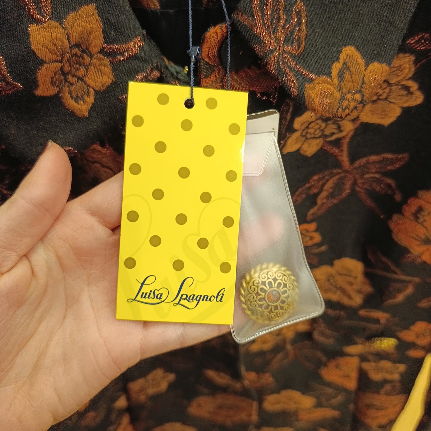 Cappotto floreale Luisa Spagnoli tg 44