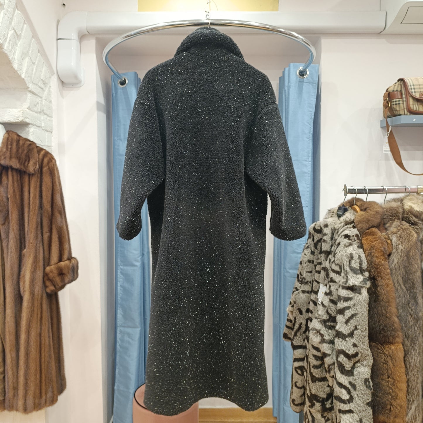 Teddy nero lurex Kocca tg XS