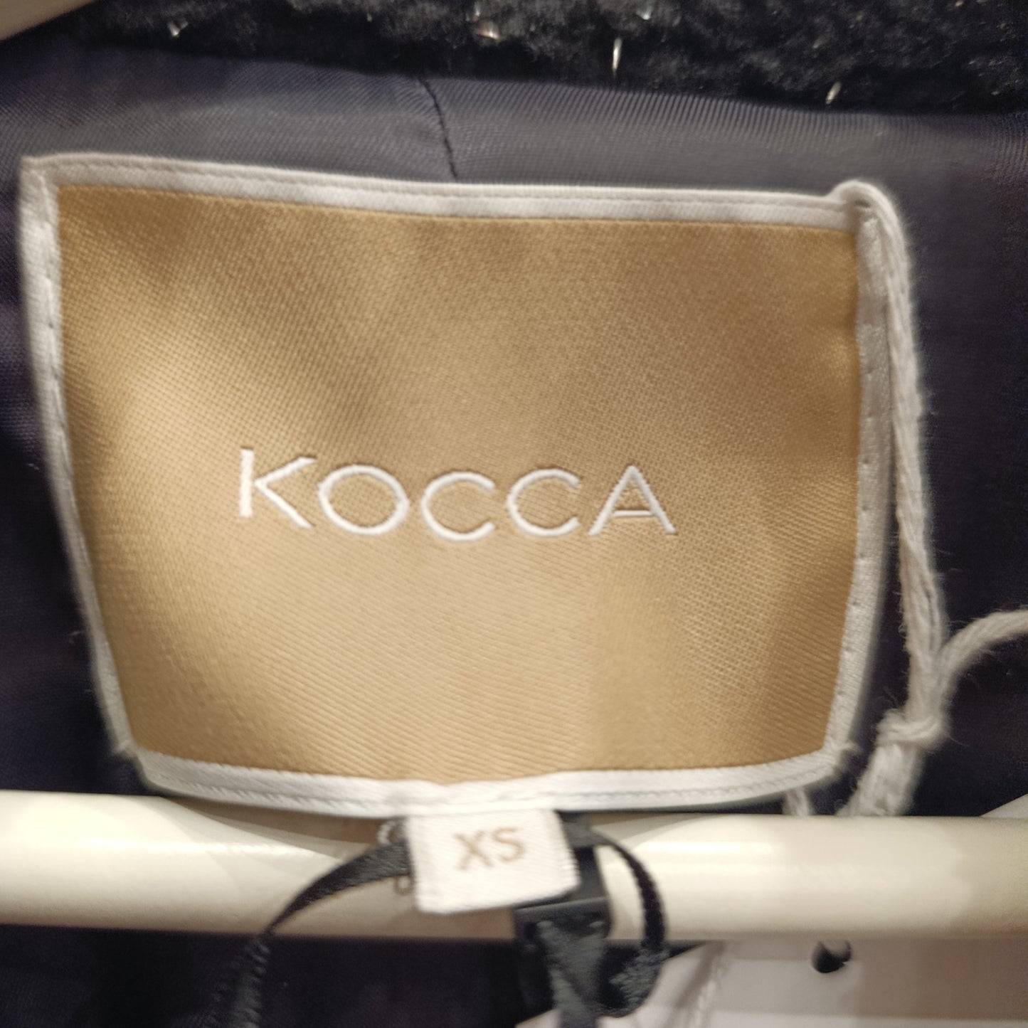 Teddy nero lurex Kocca tg XS