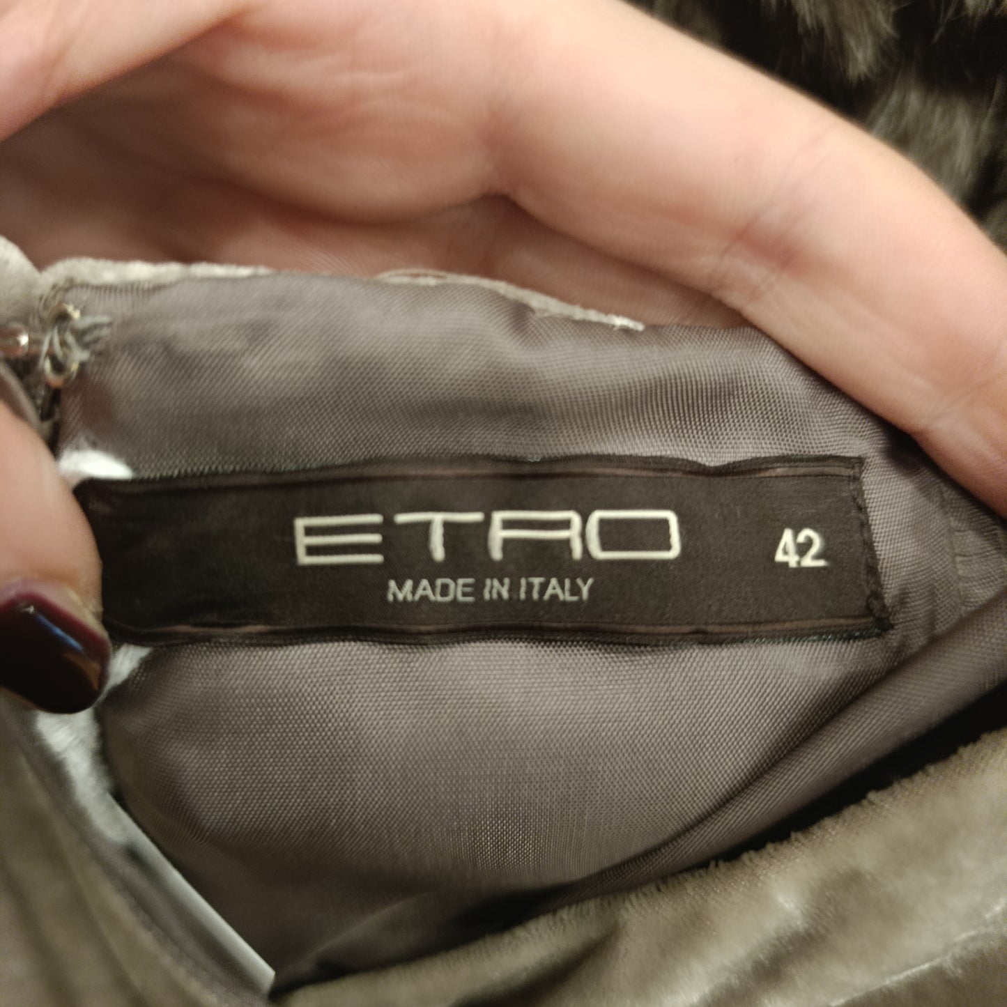 Abito velluto Etro tg 42