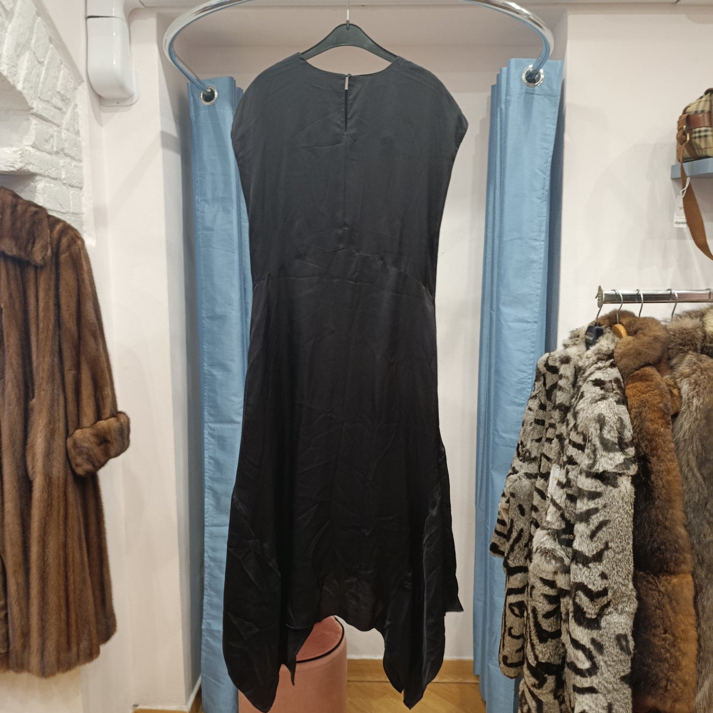 Abito nero floreale All Saint tg EU 36