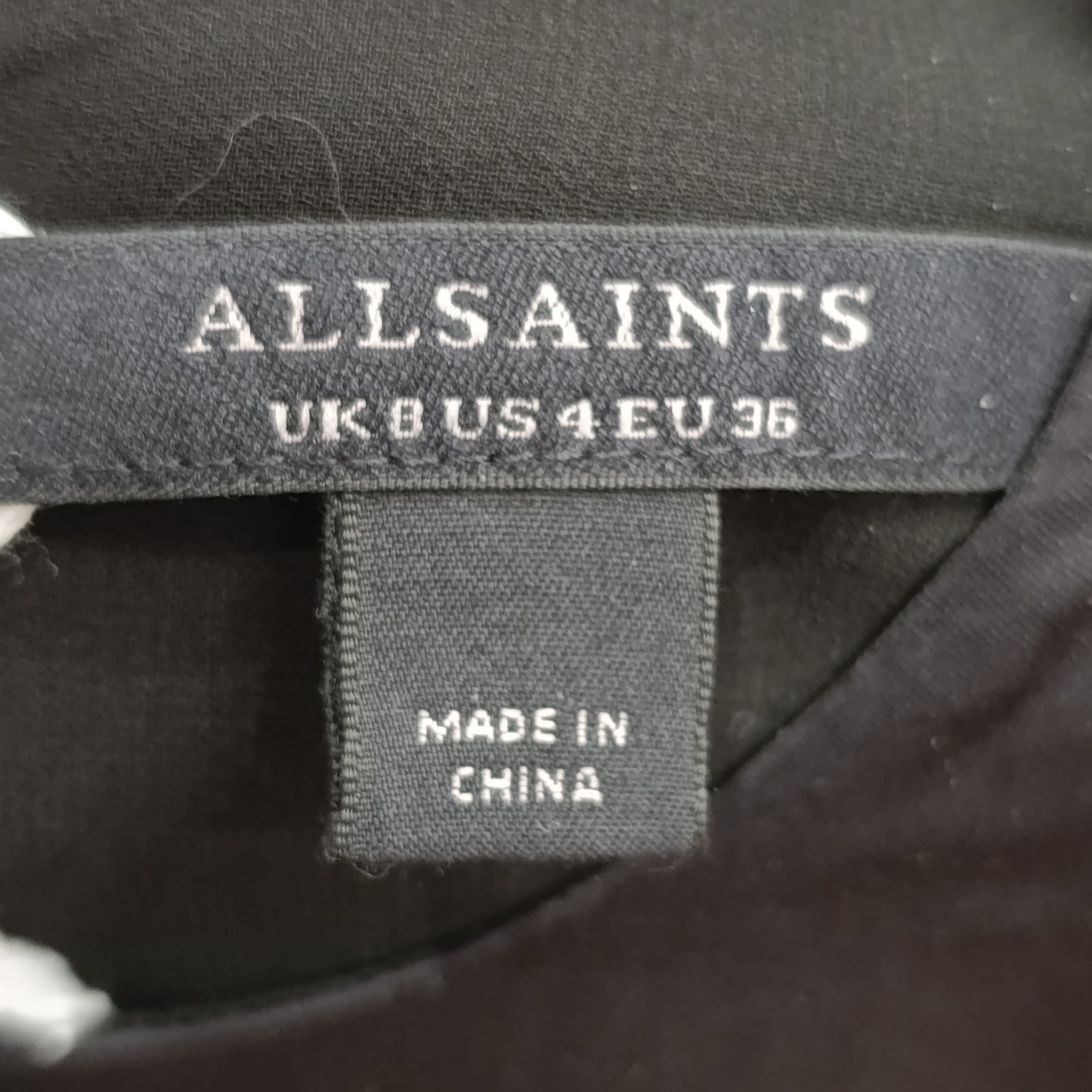 Abito nero floreale All Saint tg EU 36