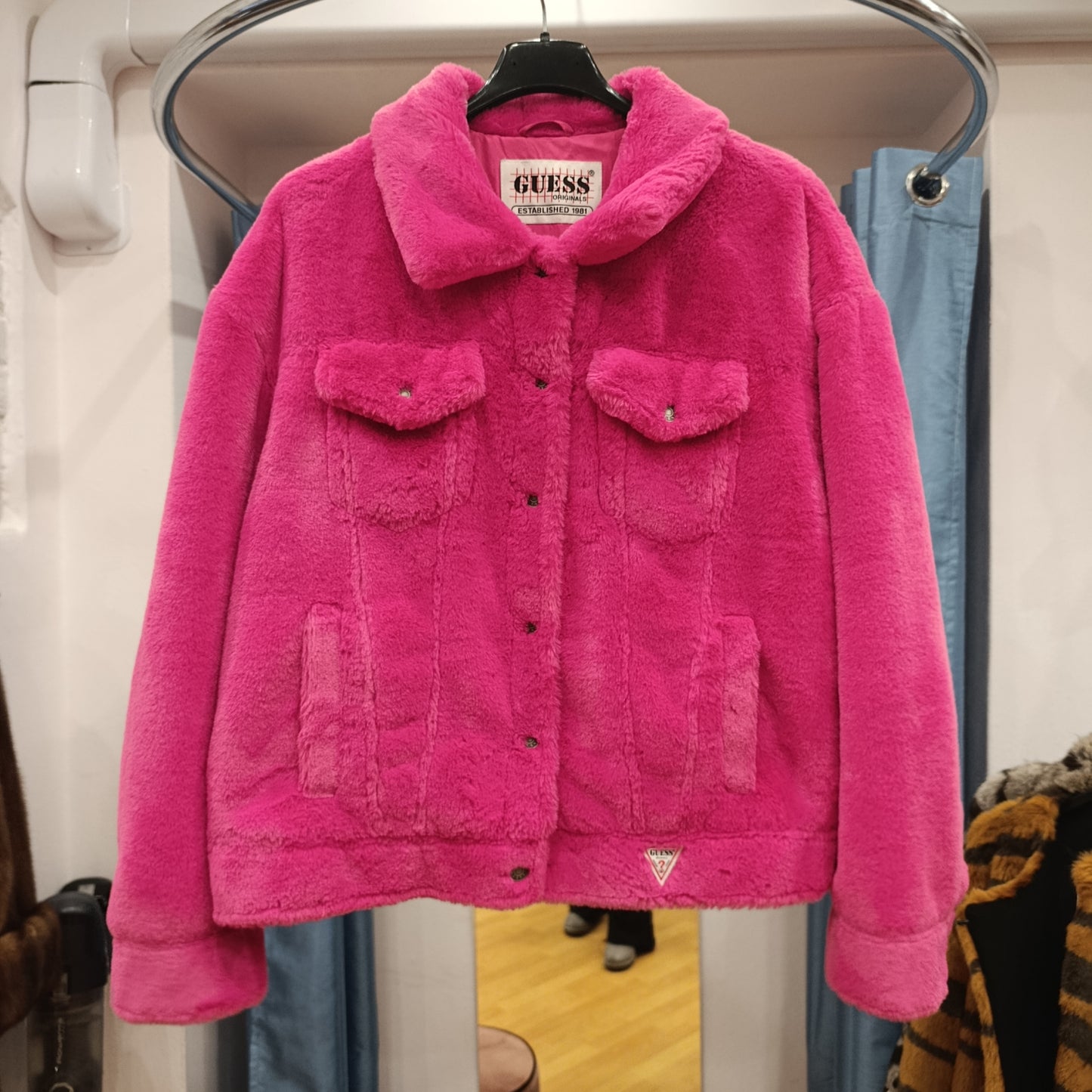 Bomber fuxia Guess tg M