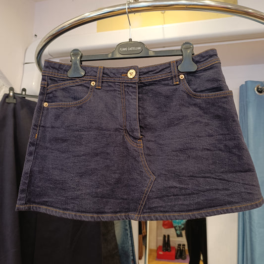 Mini gonna jeans Versace tg 42