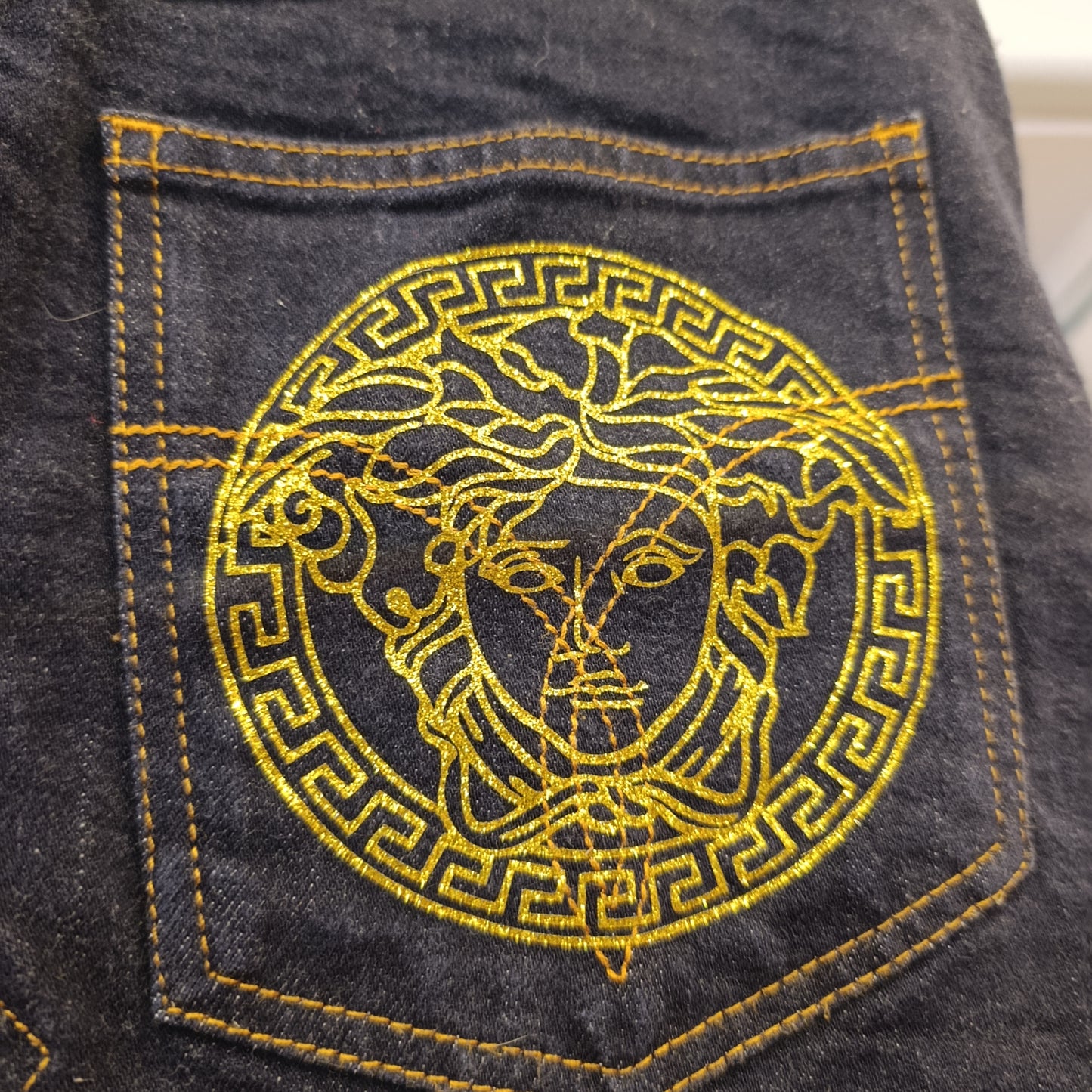 Mini gonna jeans Versace tg 42