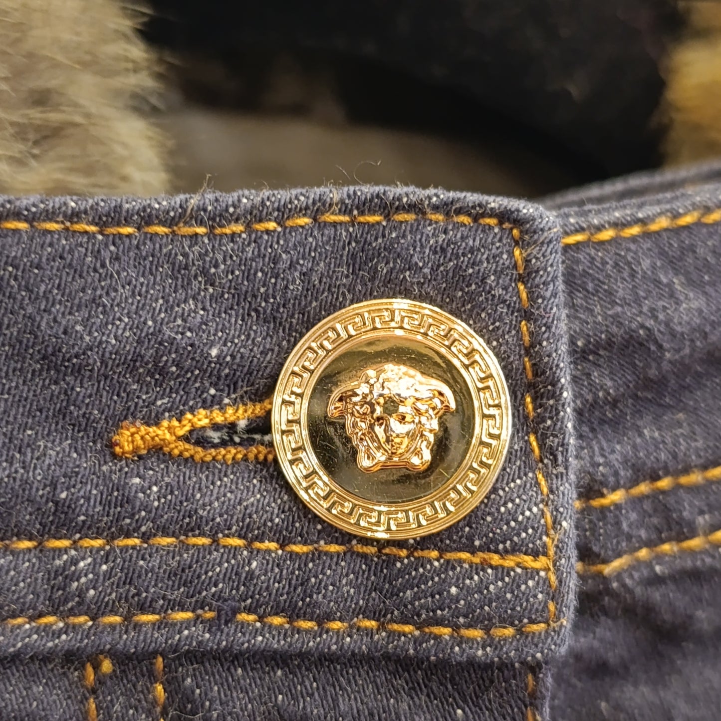 Mini gonna jeans Versace tg 42