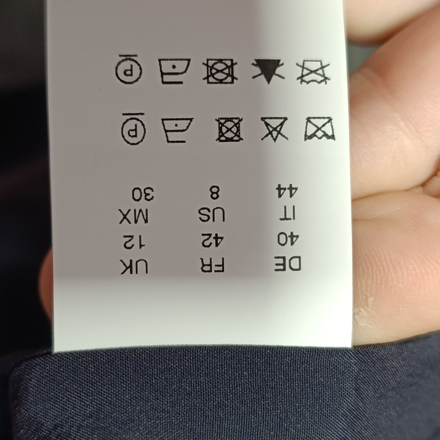 Gonna blu Boss tg 44