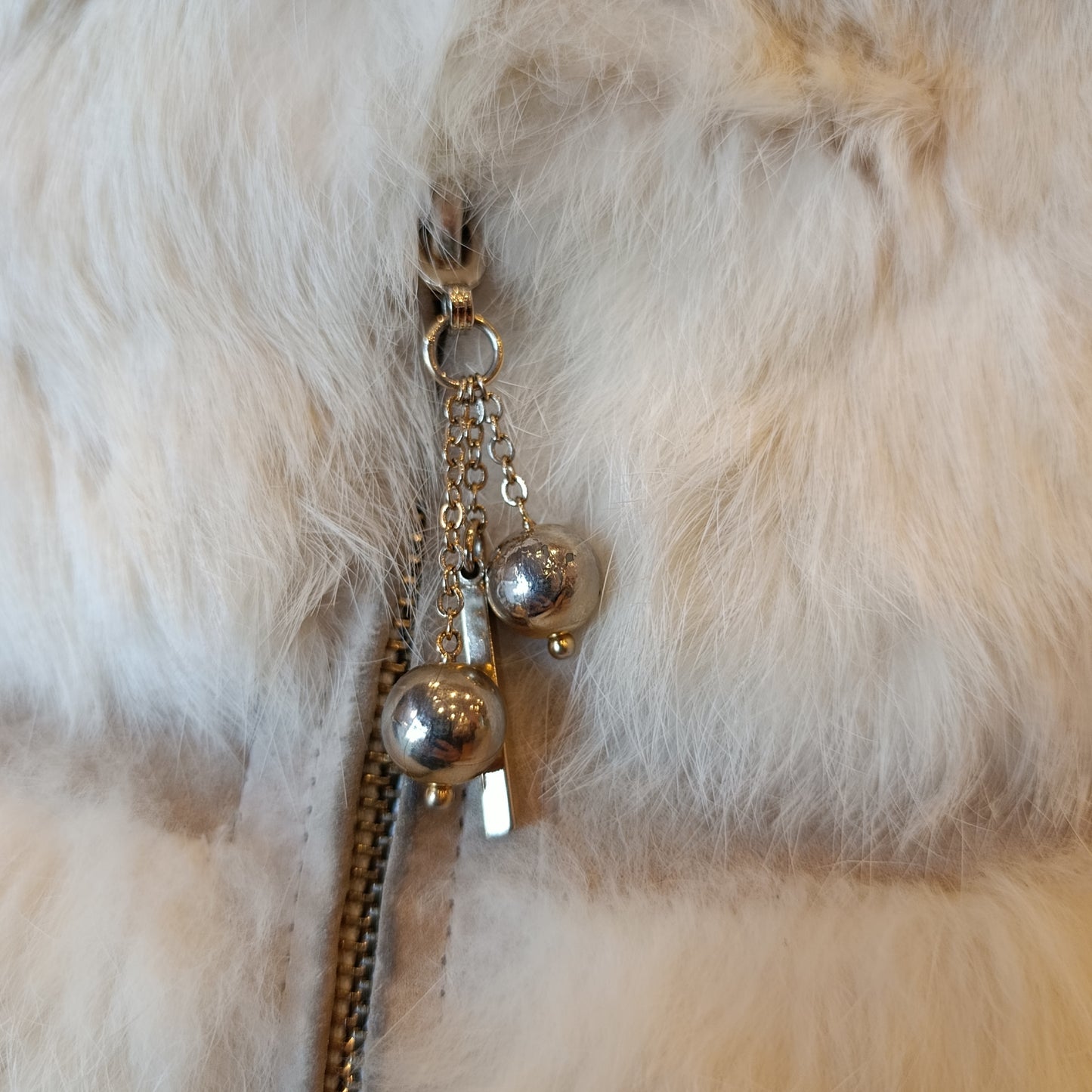 Pelliccia panna Elisabetta Franchi tg 42