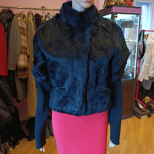 Pelliccia nera K-YEN tg S