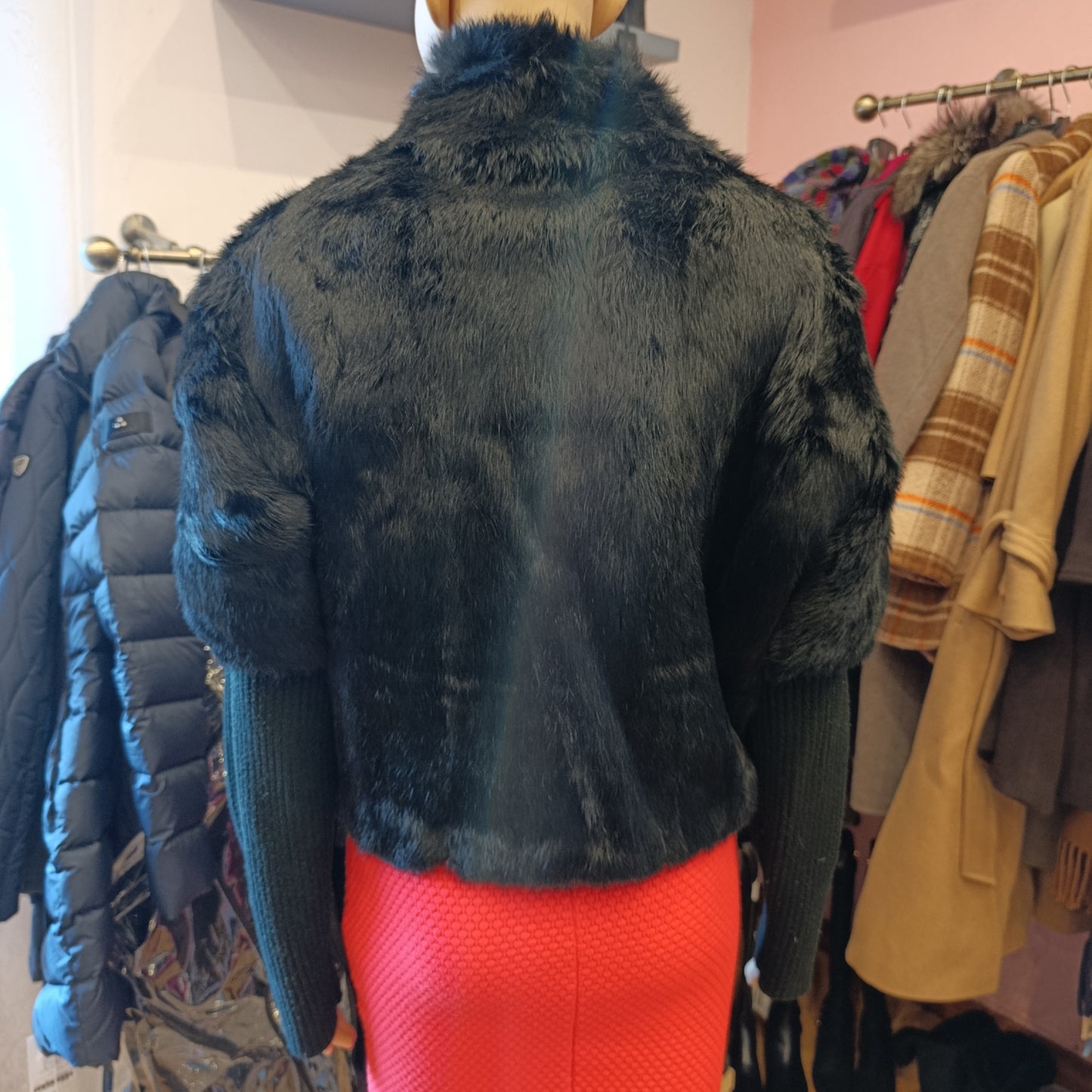 Pelliccia nera K-YEN tg S