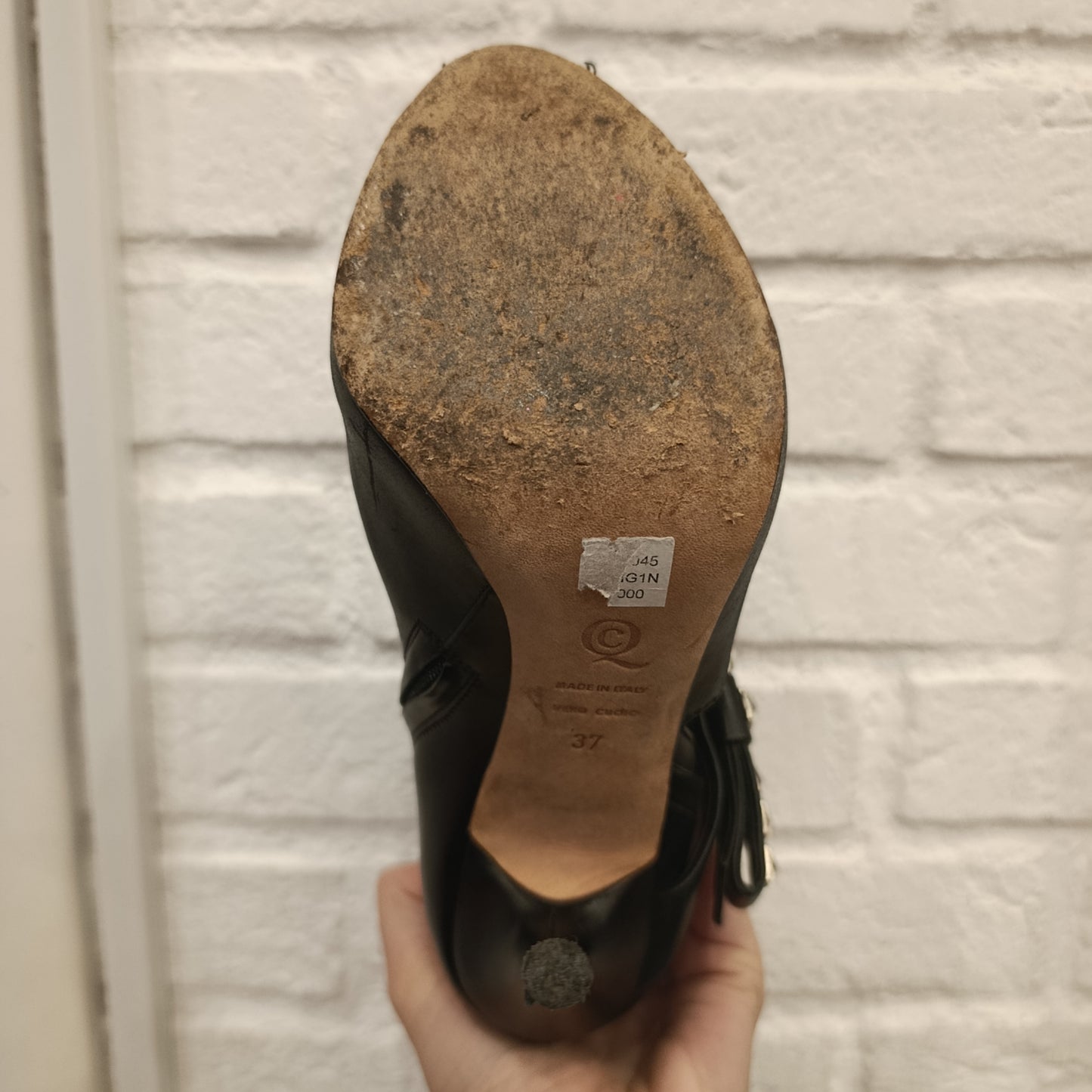 Tacco nero McQueen nr 37