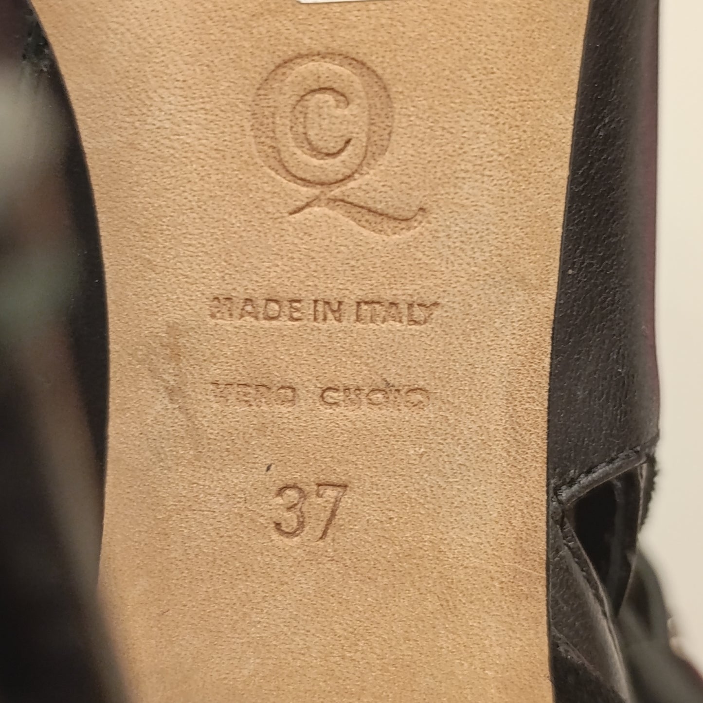 Tacco nero McQueen nr 37