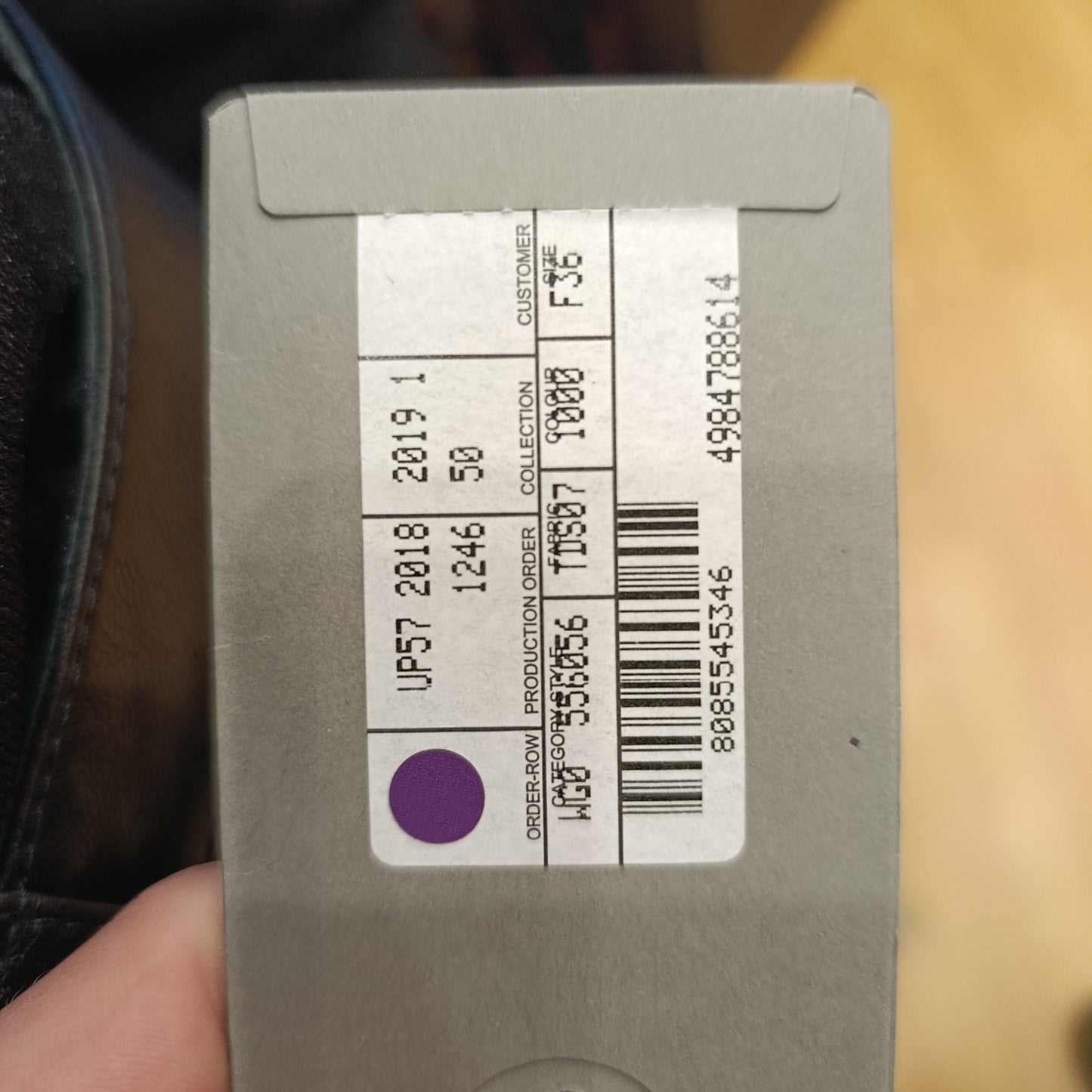 Gonna pelle nera Balenciaga tg fr36/it40