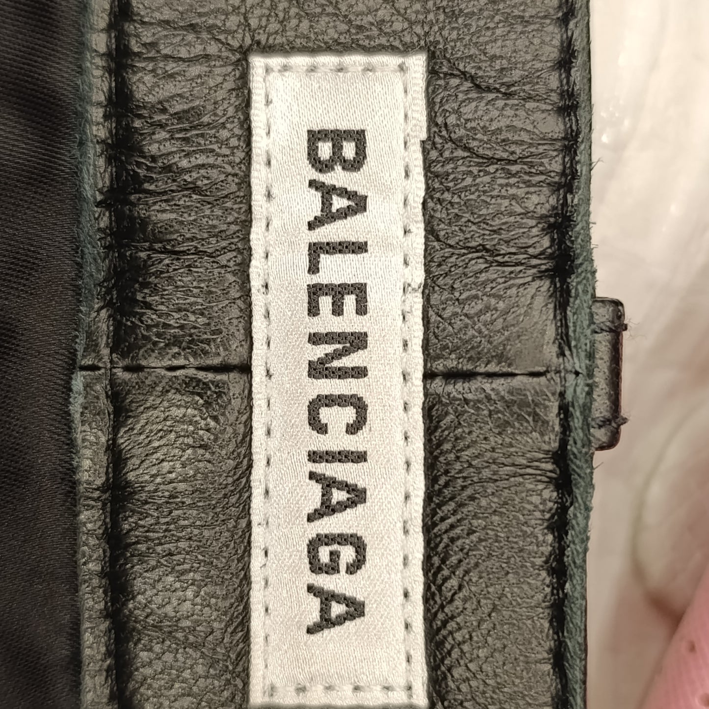 Gonna pelle nera Balenciaga tg fr36/it40
