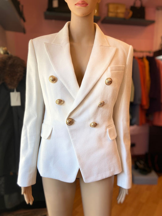 Blazer bianco Balmain tg 38 fr/42it come nuovo