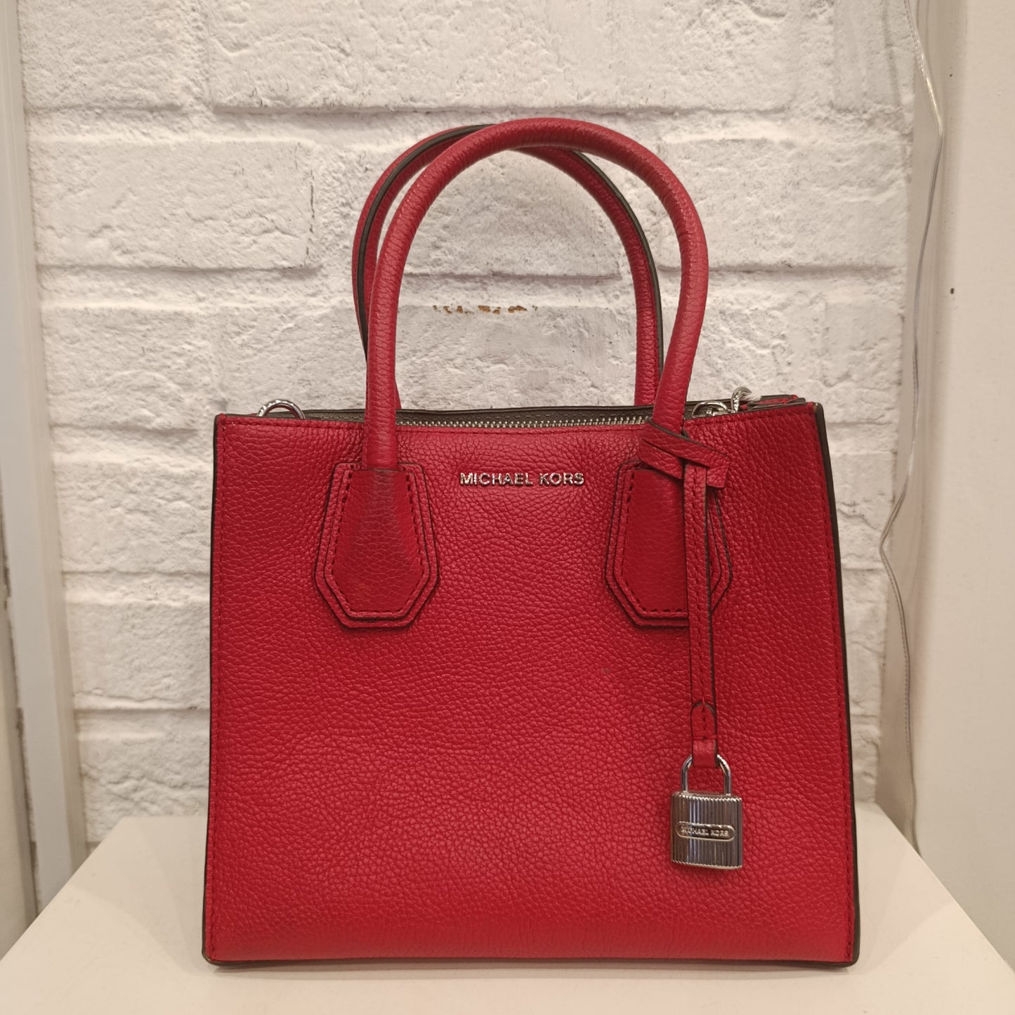 Borsa+portafoglio rosso Michael Kors