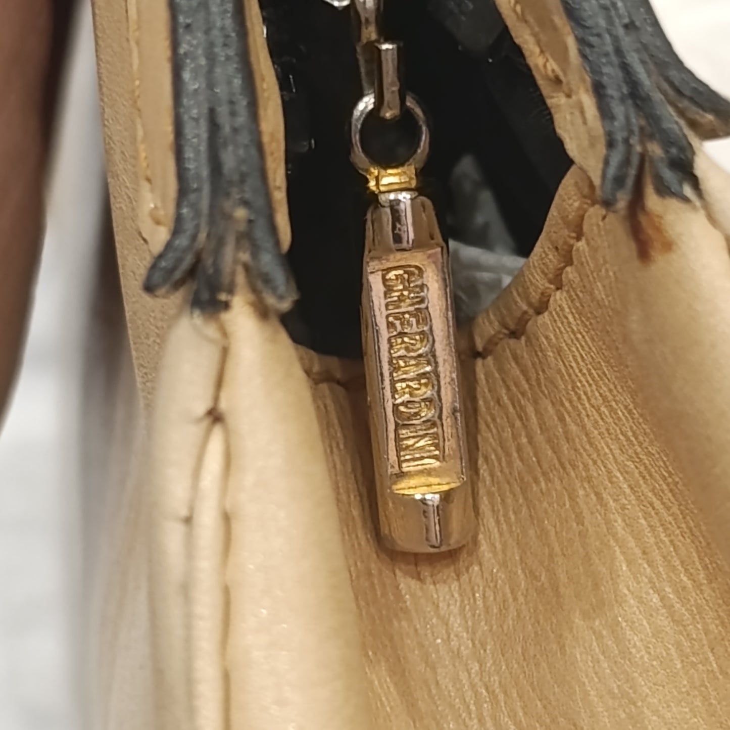 Pochette beige Gherardini