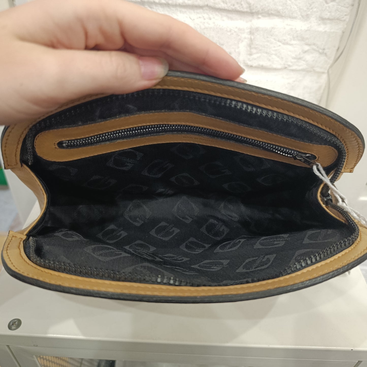 Pochette beige Gherardini