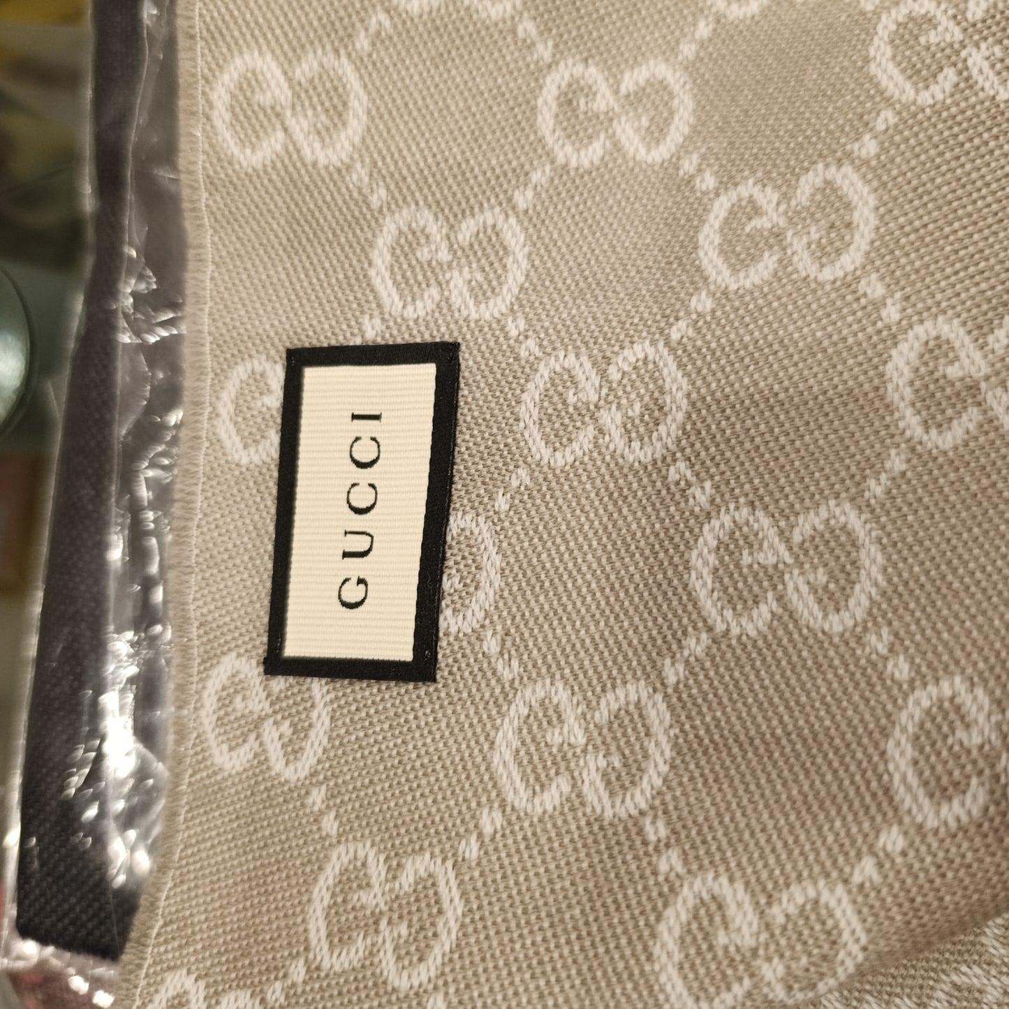 Sciarpa Gucci beige