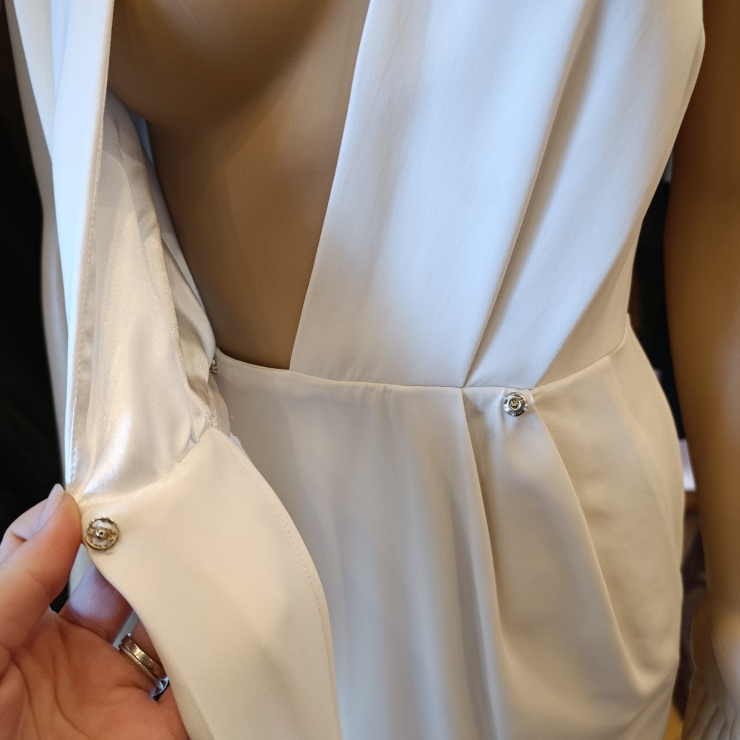 Abito bianco Elisabetta Franchi tg 40