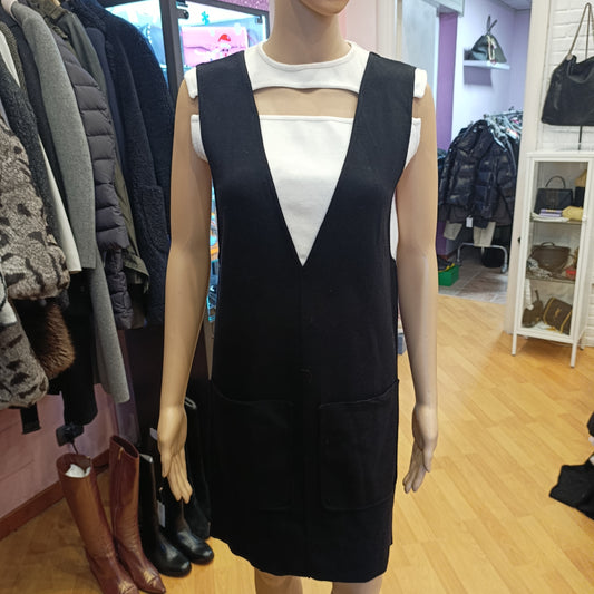 Abito bianco e nero Karl Lagerfeld tg S