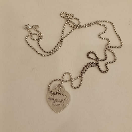 Collana Tiffany lunga cuore