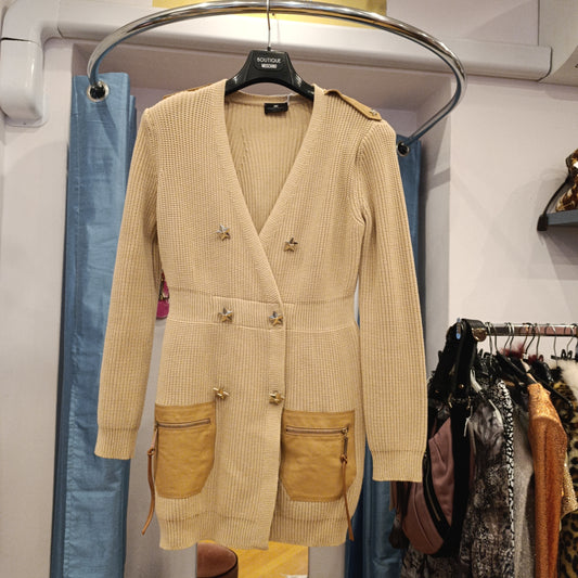 Abito Elisabetta Franchi tg 42 bottoni a stella