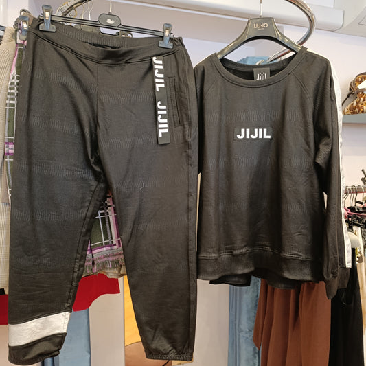 Tuta nera e argento jijil tg 44