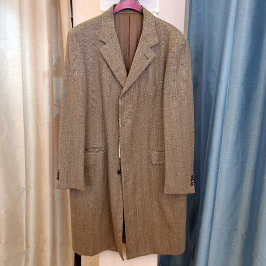 Cappotto beige spigato M. Bardelli tg 54