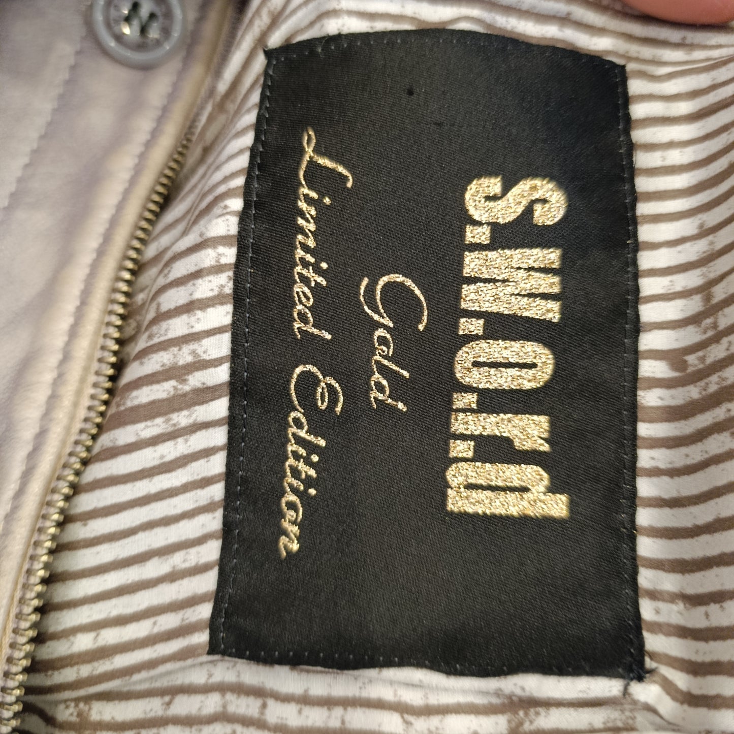 Bomber pelle s.w.o.r.d beige tg M