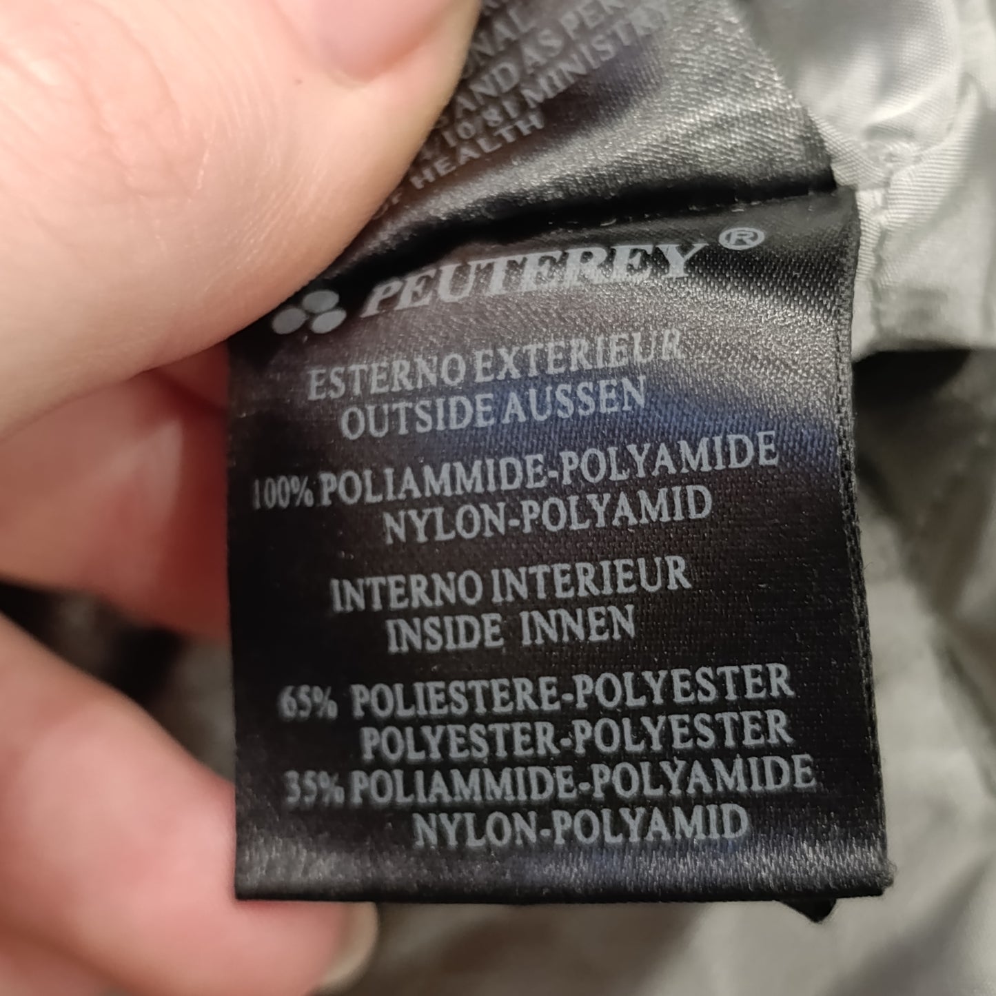 Piumino blu Peuterey tg XL