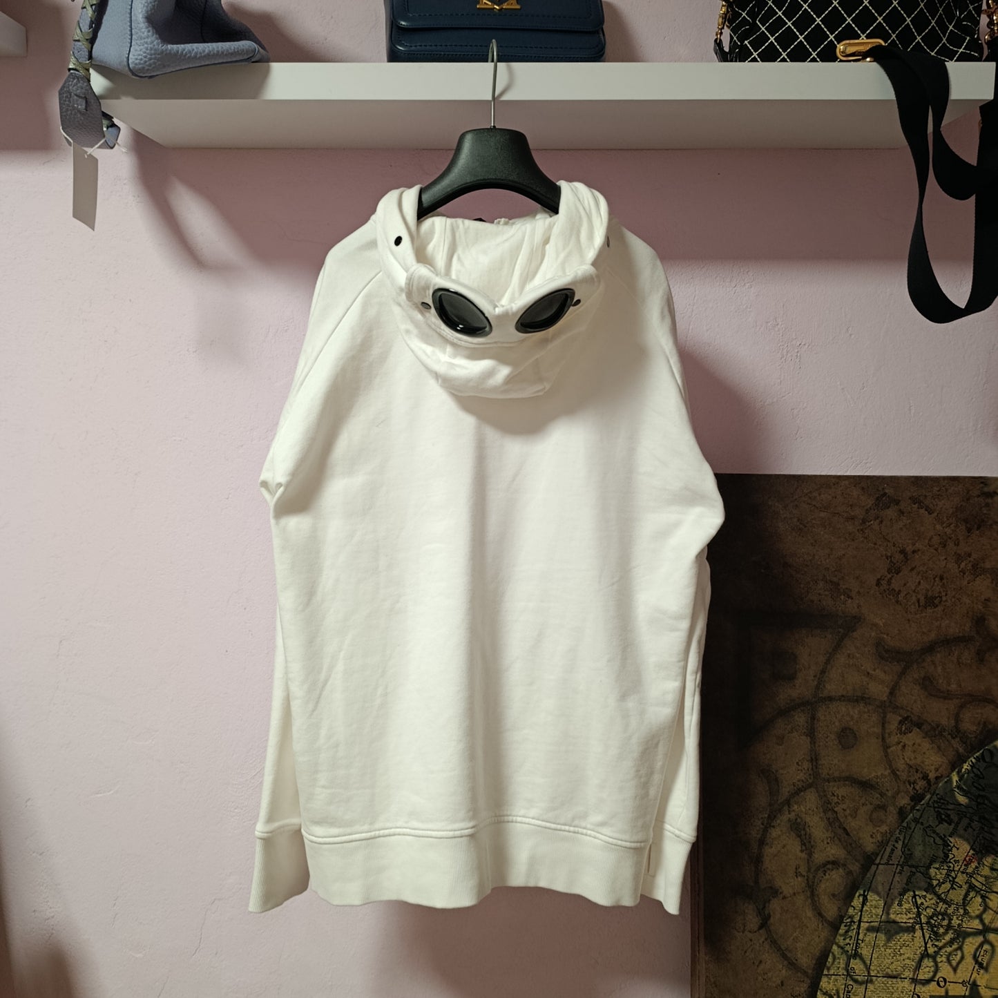 Felpa bianca C.P. Company tg XL