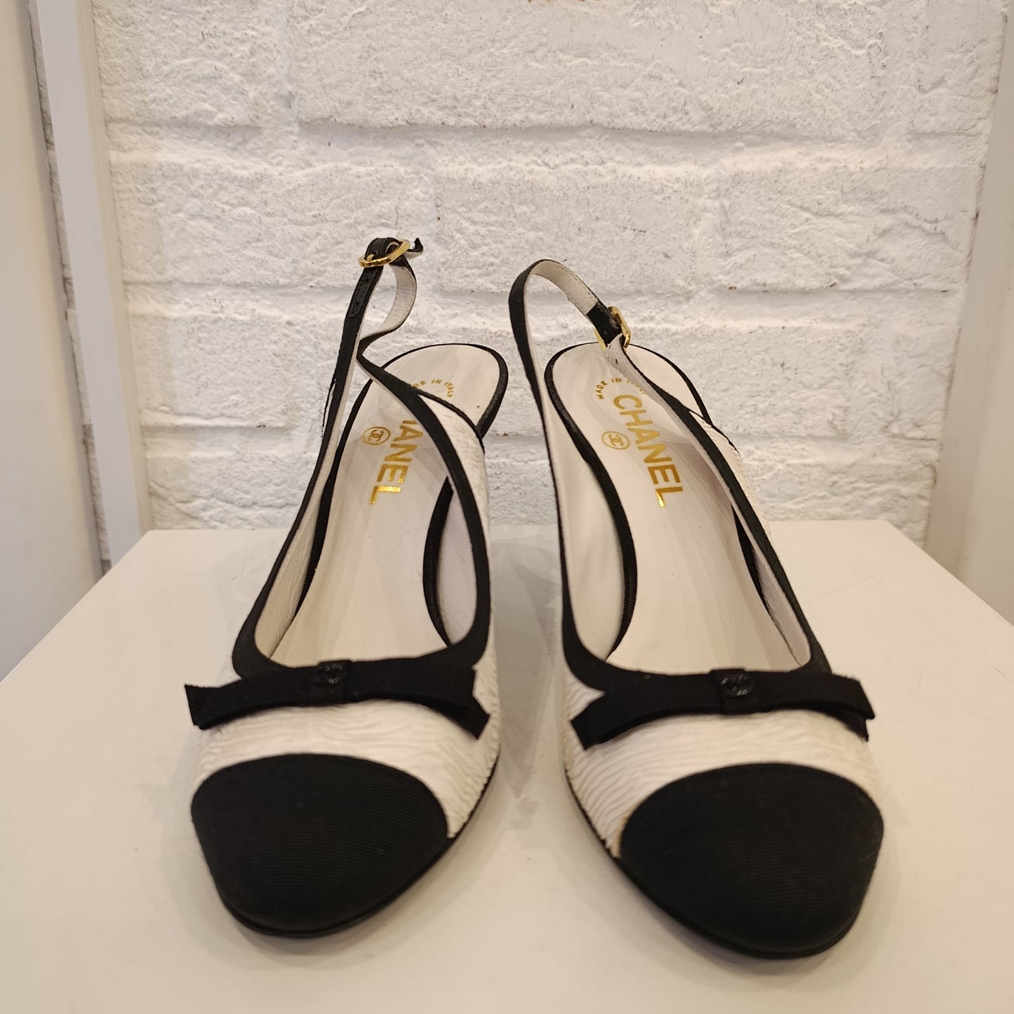 Tacchi Chanel n*37.5 b/n