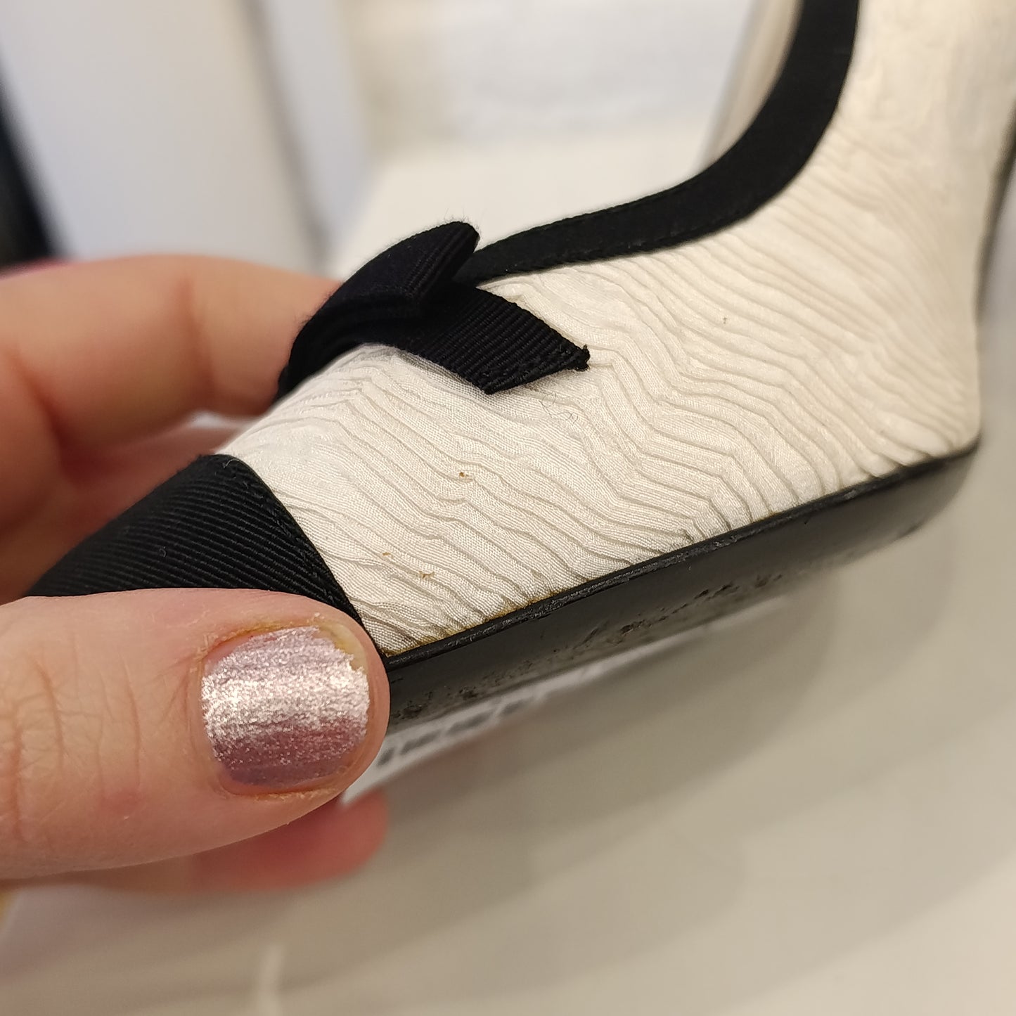 Tacchi Chanel n*37.5 b/n