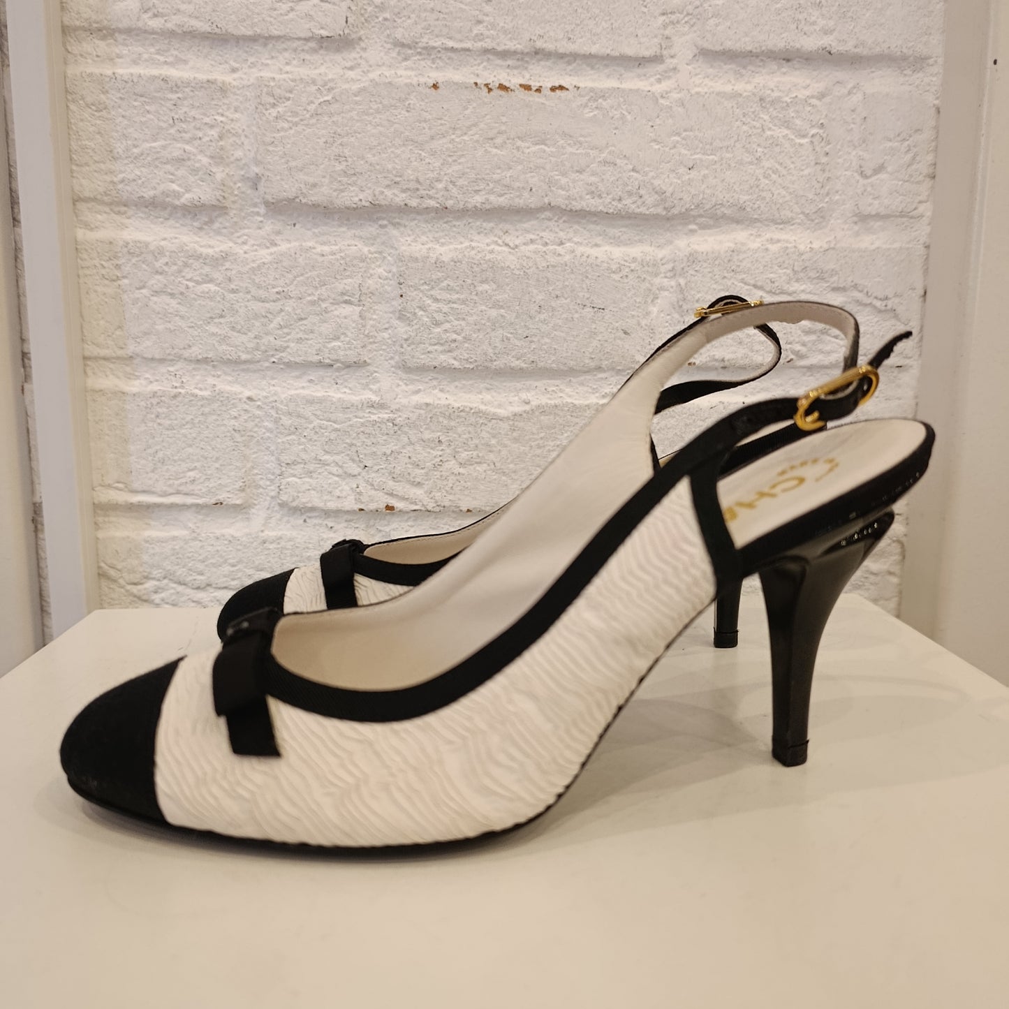 Tacchi Chanel n*37.5 b/n