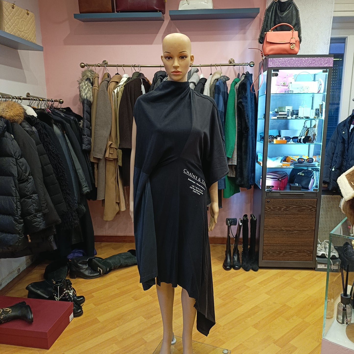 Abito Balenciaga scritte tg 38