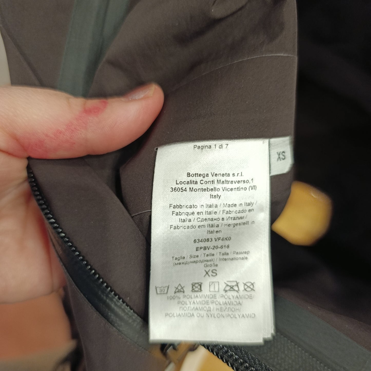 Bomber Bottega Veneta tg xs over nuovo