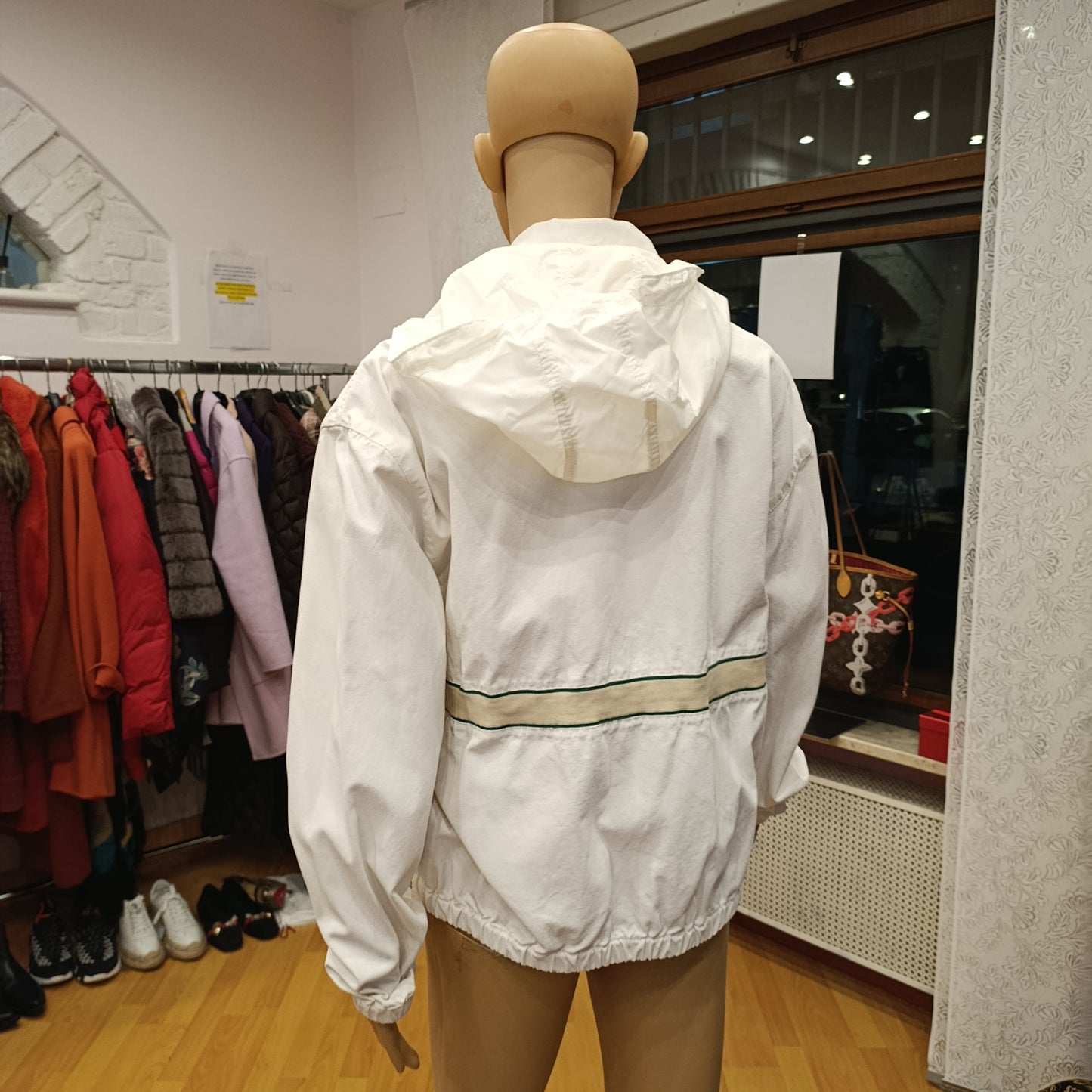 Giacca Gucci denim bianca tg 44 over