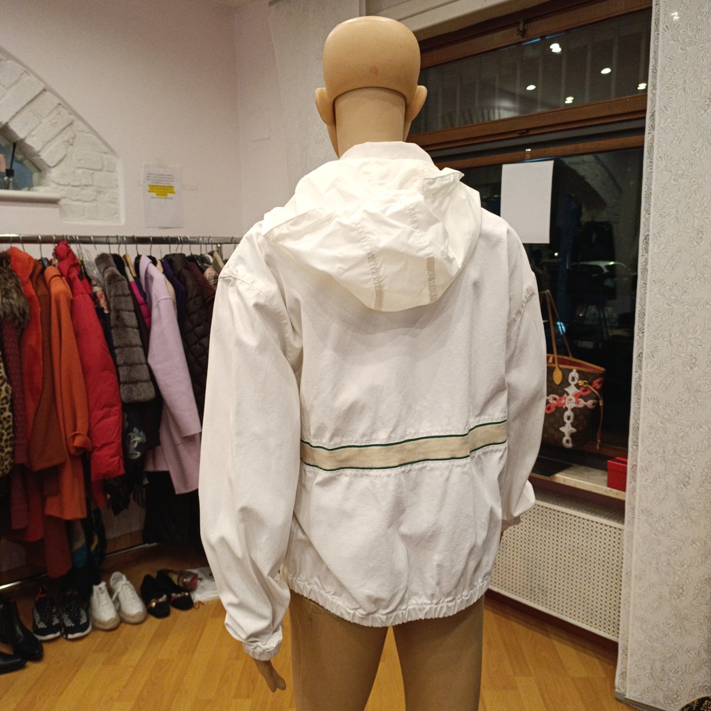 Giacca Gucci denim bianca tg 44 over