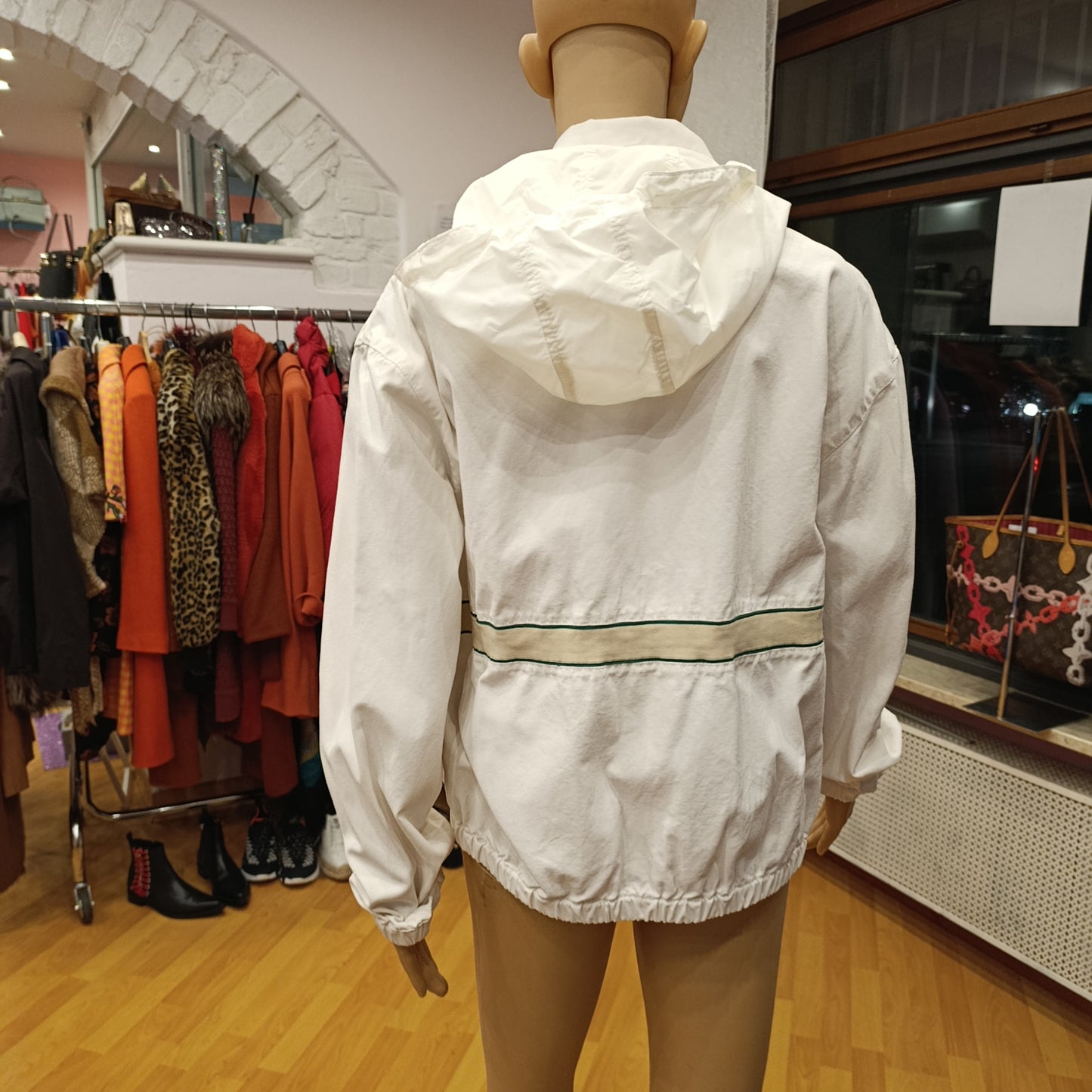 Giacca Gucci denim bianca tg 44 over