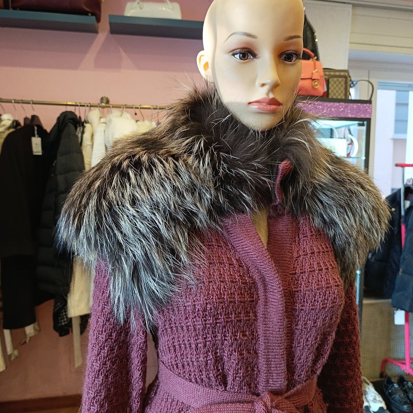 Cardigan Missoni lana & volpe tg 42