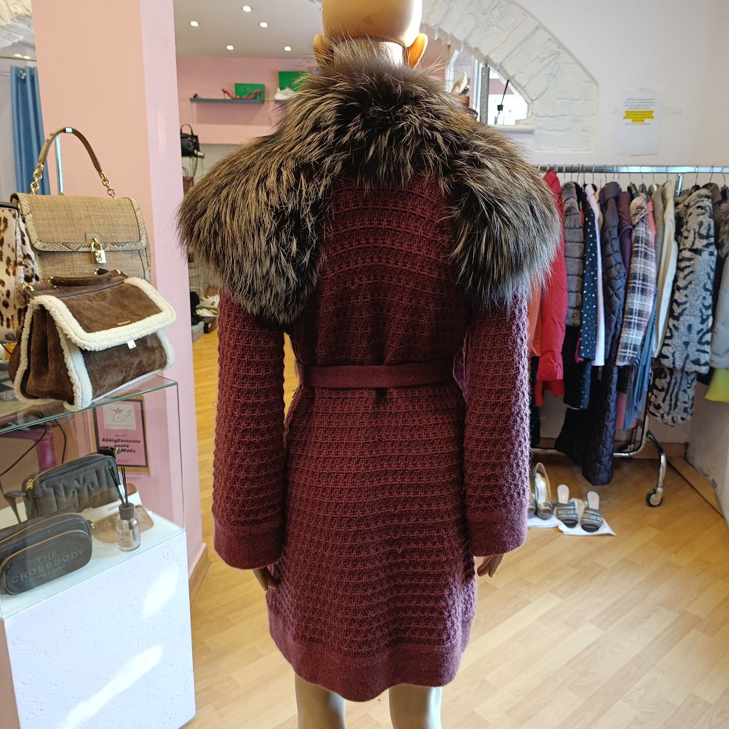 Cardigan Missoni lana & volpe tg 42